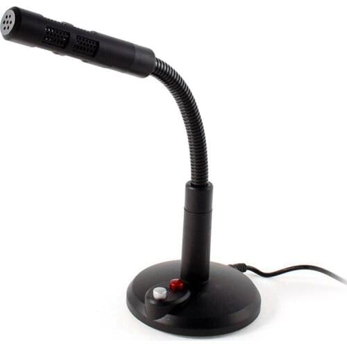 USB Microphone 360° Omnidirectional Microphone Wired Microphone Adjustable Angle for PC Conference Internet Phone