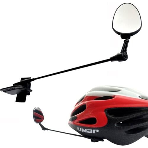 Bike Bicycle Rear View Mirror Outdoor New Reflective Road Bike Helmet Rearview Mirror Plane Mirror Adjustable PA0039