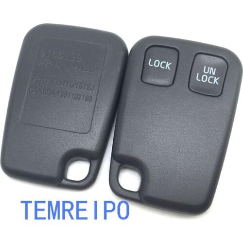 10pcs/lot Car Accessories Car Key Shell For Vol vo S40 S60 S80 V70 XC70 XC90 C70 Car key Shell Replacement Remote Car Key Case