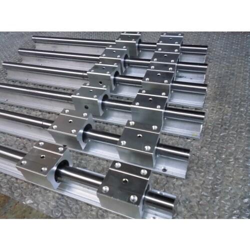 12pcs SBR12 -L1000mm linear guide +10pcs SBR12-L700mm linear guide+72pcs SBR12UU linear slide block