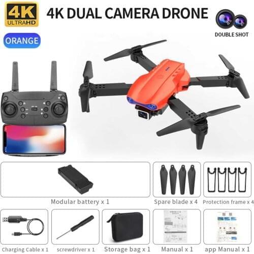 2.4G Wifi Drone 4K HD Camera Visual Positioning Romote Contol Quadcopter Toys