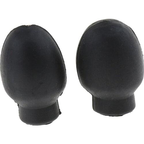 2 Pcs Rubber Drum Beater Head For Drummer Percussionist Musical Gift