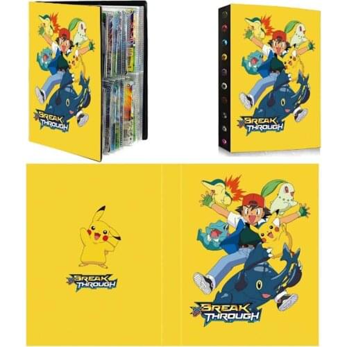 240pcs Holder Album Pokemon Toys Cartoon Pokemones Collections Cards Album Book Binder Folder Children Top Loaded List Toys Gift