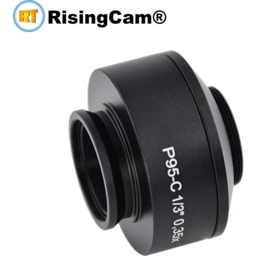 Microscope 0.35X C mount adapter for Zeiss trinocular microscope