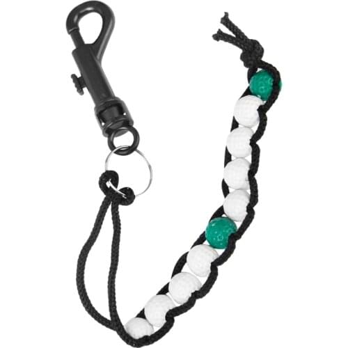 Golf Beads Count Stroke Score Counter, Golf Score Keeper Putting Score Counter for Referee, Golfer
