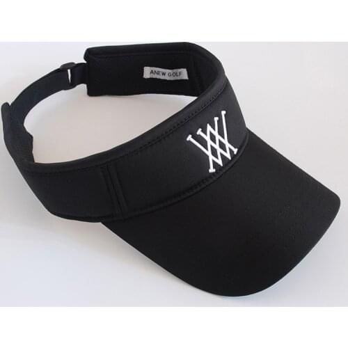 Golf ladies sun hat empty top hat adjustable cap 3D embroidery