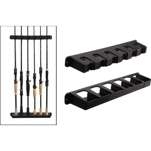 Fishing rod display rack rack fishing rod bracket for garage display rack wall mount bracket fishing accessories
