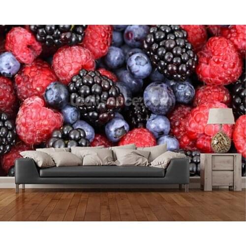 Custom photo wallpaper.Forest Fruit,3D kitchen wallpaper mural for living room bedroom restaurant wall waterproof PVC wallpaper