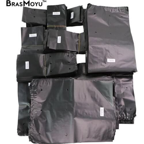 Seedling Pots Black Plastic Pockets Breathable Outdoor Indoor Cultivation Environmental Garden Planting Planter Grow Bags