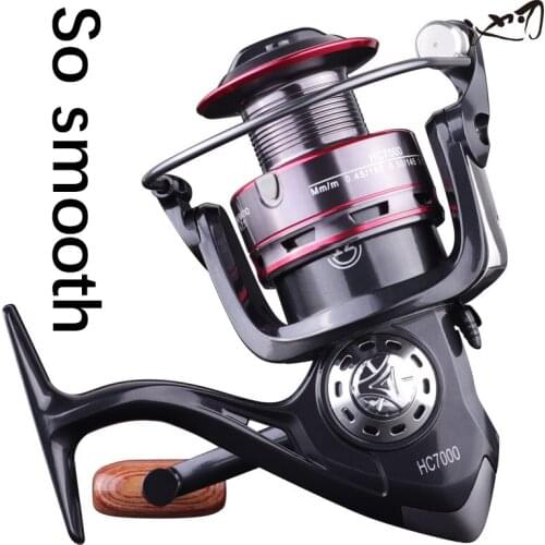 2021 Metal Spool Fishing Reels Spinning 12 Axes 5.2:1 High Speed Carp Spinning Reels Saltwater Reel Fishing Accessories