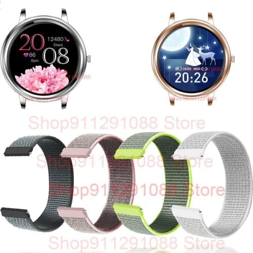 Nylon Loop Strap For MK20 2020 Full Touch Screen Smart Watch Band Replaceable Wristband For MK20 Correa Bracelet Accessories