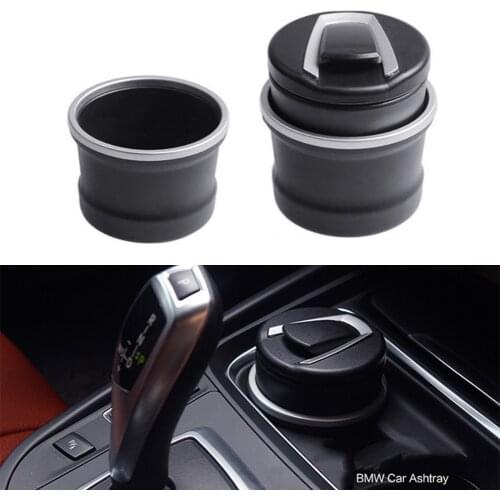 Auto Car Ashtray LED Cigarette Smoke Automotive Multifunction Durable For BMW NJ88
