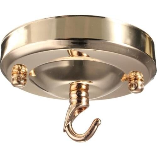 Retro vintage hook plate holder industrial chandelier with hook ceiling plate retro lamp accessories