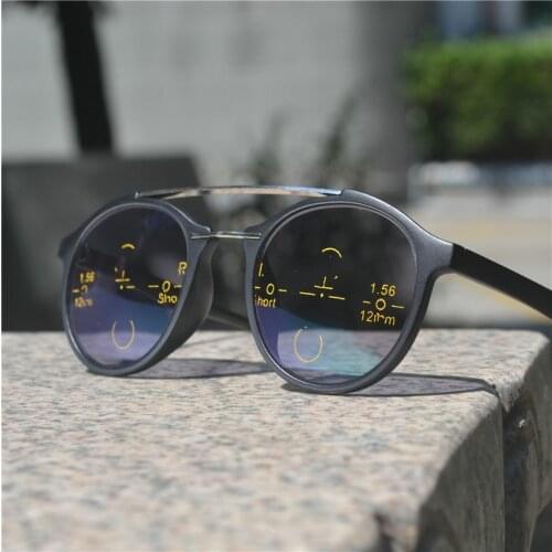 MINCL/Progressive Multifocal glasses Transition Sunglasses Photochromic Reading Glasses Men Points for Reader Near Far sight NX