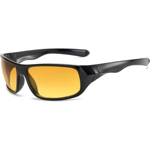 Night Vision Sunglasses Night Driving Enhanced Light Glasses Polarized Fashion Sunglasses Goggles Anti-Glare