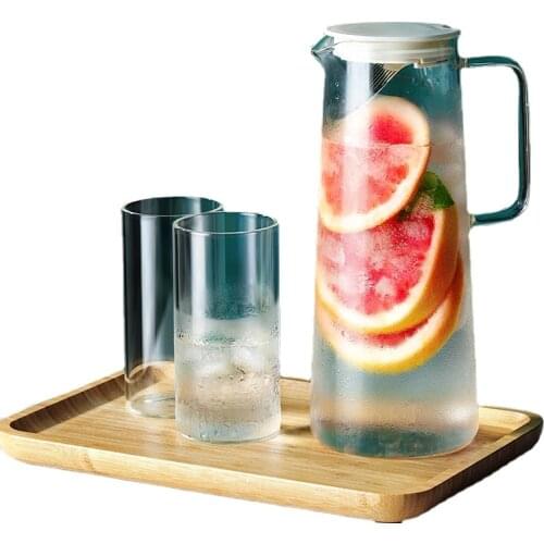 1L/1.5L Big Transparent Borosilicate Glass Teapot Heat-Resistant Large Clear Tea Pot Flower Tea Set Puer Kettle Office Home Tool