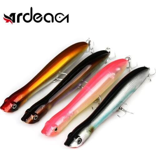 Ardea Popper Lure 120mm19g Topwater Pencil FishingHard Bait With Hook Snake Head Wobblers Floating Sea Artificial Fishing Tackle