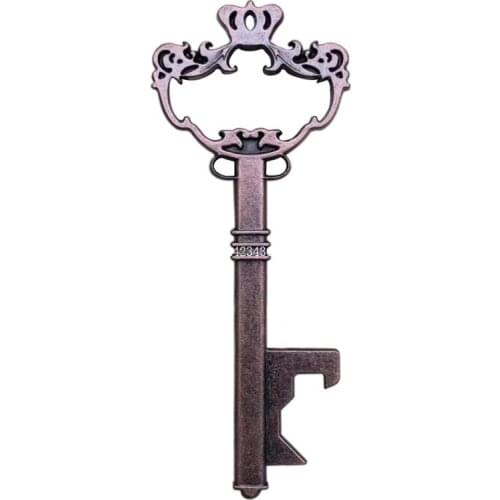 200pcs Crown Shaped Key Bottle Openers Vintage Wine Beer Openers Wedding Souvenir Gift Party Favor Supplies