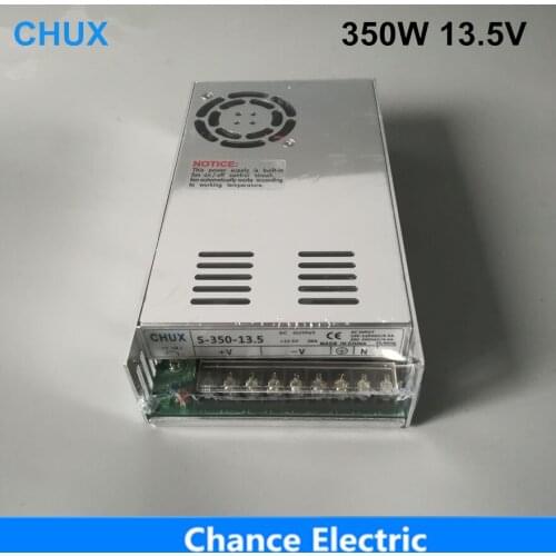 350W 13.5V Switching power supply 25.8A Single Output 220V Input S-350W-13.5V With Fan Regulate AC to DC Led Power Supplies