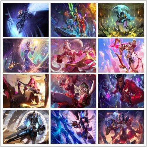 5D Square Diamond Embroidery League Of Legends Rhinestone Diy Game Diamond Painting Mosaic Cartoon Home Decoration Picture
