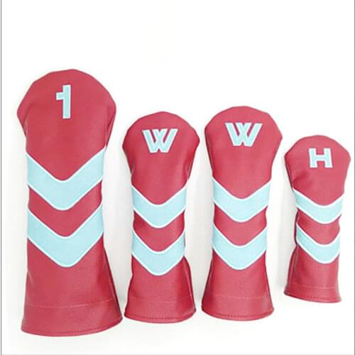 Golf Club #1 #3 #5 hybrid Wood Headcovers kobe Driver Fairway Woods cover PU Leather Head Covers Set Protector Golf Accessories