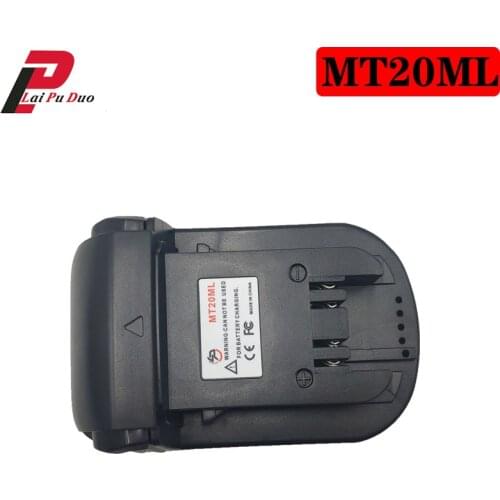 MT20ML Battery Adapter For Milwaukee Convert For Makita 18V/20V Li-ion Battery BL1830 BL1860 BL1815 to For Milwaukee M18 Battery