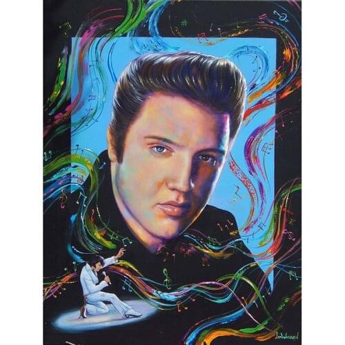 Full square&round drill Diamond embroidery Elvis Presley 5D DIY diamond painting Cross Stitch Rhinestone mosaic decoration