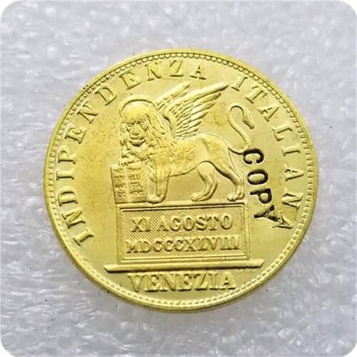 1848 Italian states 20 LIRE COPY coin