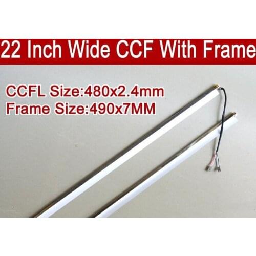 NEW 22'' inch wide dual lamps CCFL with frame,LCD lamp backlight with housing,CCFL with cover,CCFL:480mmx2.4mm,FRAME:490mmx7mm