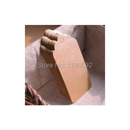 Wholesale 350gsm Cardboard Blank price Hang tag Retro Gift Hang tag 200pcs a lot Free shipping,DIY kraft label/paper TAGGING