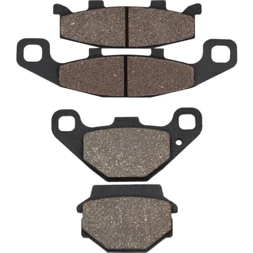 Motorcycle Front and Rear Brake Pads for KAWASAKI ZR250 Balius 1991-1995 ZZR 250 ZZR250 EX250 EX500 Ninja GPz 500s EX500D EX250H