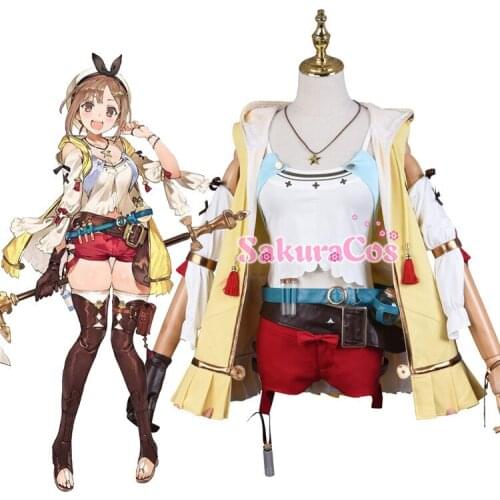 Anime Atelier Ryza: Ever Darkness & the Secret Hideout Reisalin Stout Uniform Full Set Cosplay Costume Halloween Free Shipping