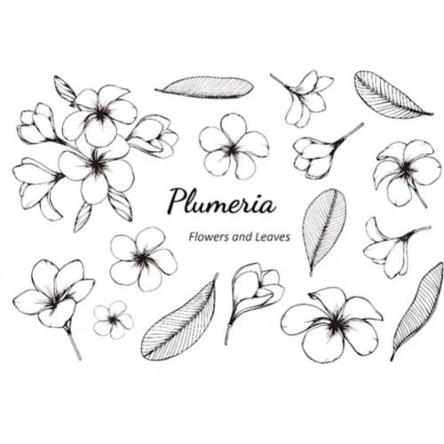 Flower Clear Stamp Or stamp for DIY Scrapbooking/Card Making/Kids Fun Decoration Supplies A498