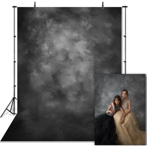 Grey abstract Texture old master backdrop for photography studio kids classic portrait photo shoot background studio polyester