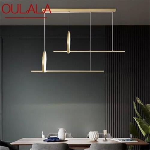 OULALA Nordic Pendant Lights Gold Modern Creative Decoration LED Fixture For Home Living Room