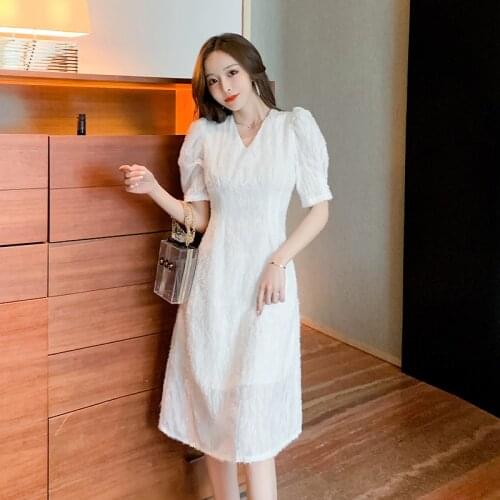 ZAHRHEONS White Summer Dresses