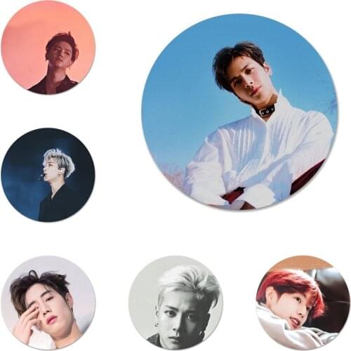 58mm HIPHOP combination GOT7 Icons Pins Badge Decoration Brooches Metal Badges For Clothes Backpack Decoration