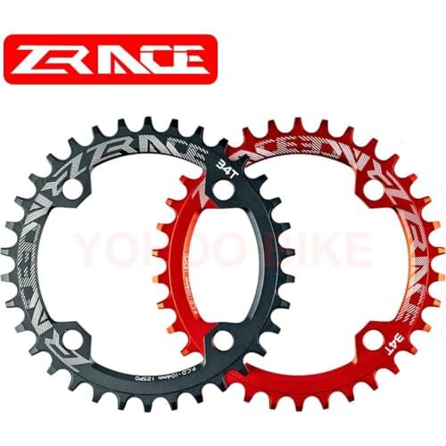 Zrace BCD104 Bike Chainrings Chainwheel Narrow Width tooth AL7075 CNC for MTB/Road Bicycle Parts For 32T/34T/36T/38T
