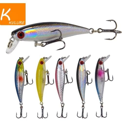 1PC Jerkbaits Minnow Fishing Lures Sinking 4.3g 65mm High Quality plastic Hard Baits Wobblers Pesca Crank Bait Fishing Tackle