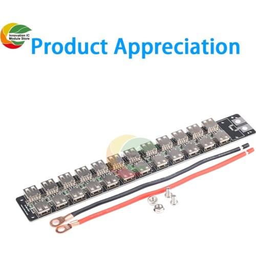 24-port usb charger socket original mobile game studio centralized power supply plug-in board 240W home desktop USB fast charge