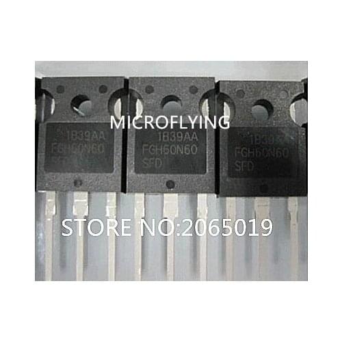 5PCS FGH60N60SFD FGH60N60-SFD FGH60N60 60N60FSD TO-247