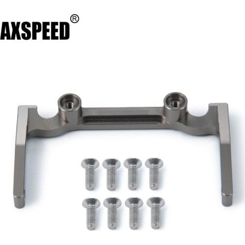 AXSPEED CNC Aluminum Electronic Box Mount Beams for Axial SCX10 1/10 RC Crawler Car Upgrade Parts