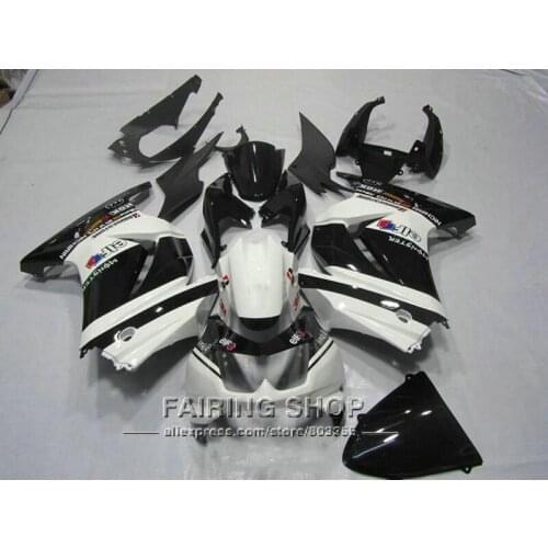 White black Fairing kit For Kawasaki Ninja 250r 2008 2014 2009 2013 ( 100%fit ) zx250r 08 14 Fairings S140