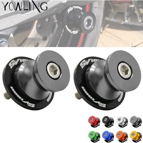 For Suzuki SV650 SV1000S 2003 2004 2005 2006 2007 2008 2009 2010 2011 2012 SV1000 Stands Screw sliders Swingarm Spools Slider