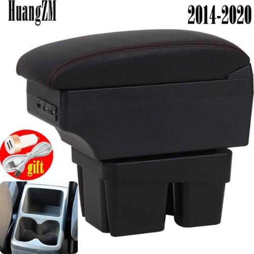 For VW Golf 7 Armrest box Mk7 2014 2015 2016 2017 2018 2020 Interior special Retrofit parts Car Armrest box Center Storage box