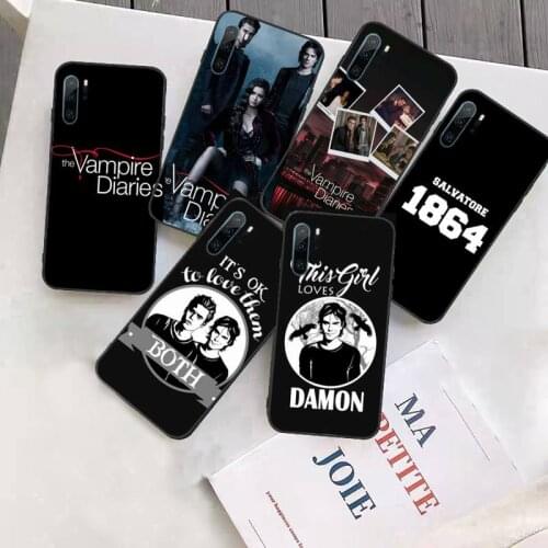 The Vampire Diaries Stefan Damon Salvatore Phone Case Funda For Huawei P9 P10 P20 P30 Lite 2016 2017 2019 plus pro P smart