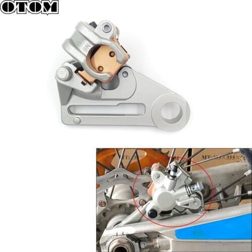 OTOM Motorcycle Rear Brake Caliper Bracket Assembly Braking Pump For KTM EXC XCW SXF SMR MXC LC4 125 250 450 530 625 Motocross