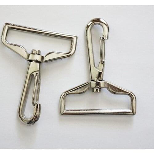 1.5 inch Square Top Bag Clasps Lobster Swivel Trigger Clips Snap Hook 38mm width Metal hook for bag 10pcs/lot