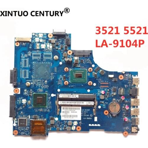 LA-9104P Pentium CPU FOR DELL INSPIRON 2521 3521 5521 laptop motherboard CN-0GY07W 0671DP 06H8WV mainboard 100% Test OK