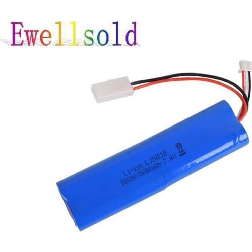 Ewellsold 7.4v 5600mAh Li-ion battery for henglong 3818 3819 3838 3839 3848 3858 3868 3878 ect 1/16 RC tank